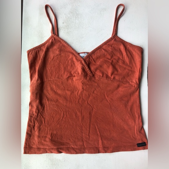 Calvin Klein studded thin strap top - orange. From the 90s - see size and wear - Picture 6 of 6